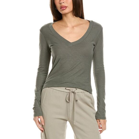 James Perse | Tops | James Perse Womens Relaxed Vneck Tshirt | Poshmark